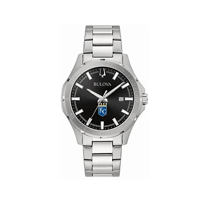 Men's Bulova Kansas City Royals Stainless Steel Classic Sport Watch