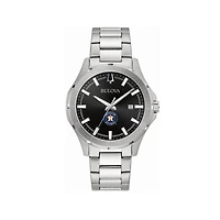 Men's Bulova Houston Astros Stainless Steel Classic Sport Watch