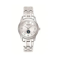 Women's Bulova Silver Milwaukee Brewers Stainless Steel Watch