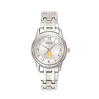 Women's Bulova Silver Pittsburgh Pirates Stainless Steel Watch
