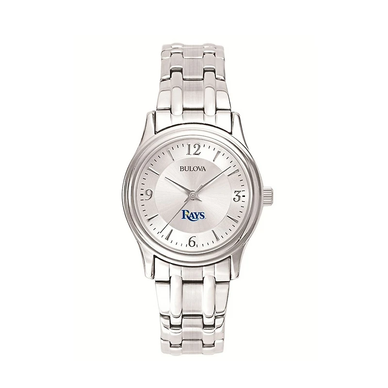 Women's Bulova Silver Tampa Bay Rays Stainless Steel Watch