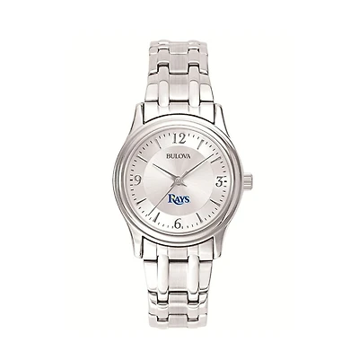 Women's Bulova Silver Tampa Bay Rays Stainless Steel Watch