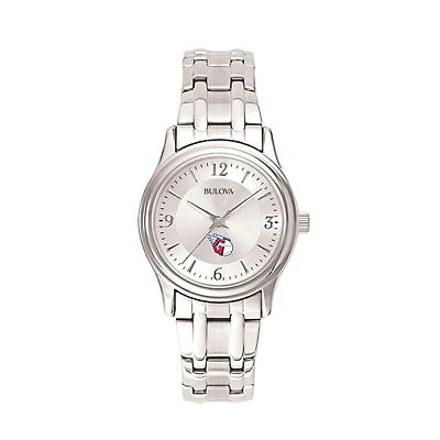 Women's Bulova Silver Cleveland Guardians Stainless Steel Watch