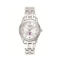 Women's Bulova Silver Cleveland Guardians Stainless Steel Watch