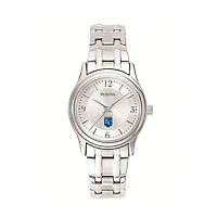 Women's Bulova Silver Kansas City Royals Stainless Steel Watch