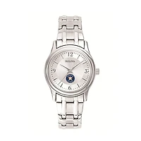 Women's Bulova Silver Houston Astros Stainless Steel Watch