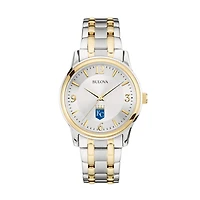 Men's Bulova Silver/Gold Kansas City Royals Two-Tone Watch