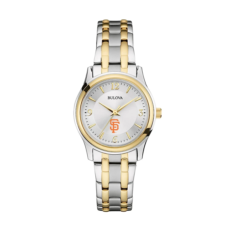 Women's Bulova Silver/Gold San Francisco Giants Two-Tone Watch