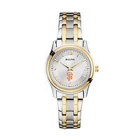 Women's Bulova Silver/Gold San Francisco Giants Two-Tone Watch