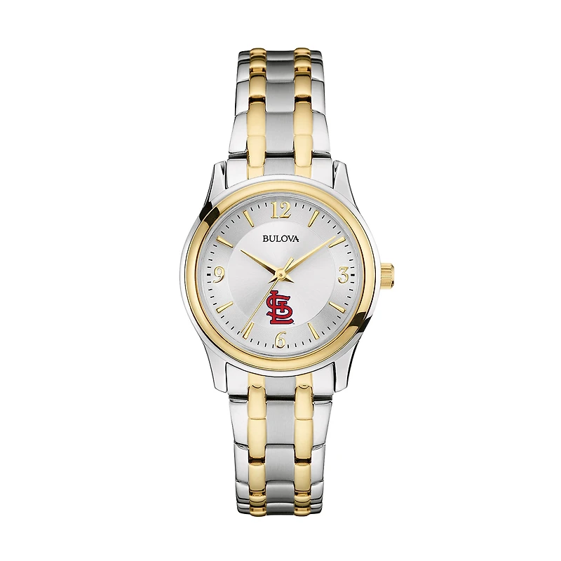 Women's Bulova Silver/Gold St. Louis Cardinals Two-Tone Watch