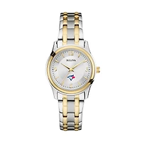 Women's Bulova Silver/Gold Toronto Blue Jays Two-Tone Watch