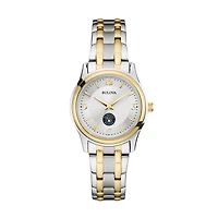 Women's Bulova Silver/Gold Milwaukee Brewers Two-Tone Watch