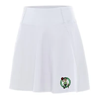 Women's Antigua White Boston Celtics Chip Skort