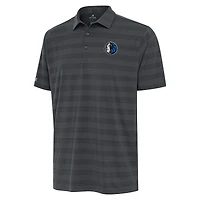 Men's Antigua Pewter Dallas Mavericks Tunnel Polo