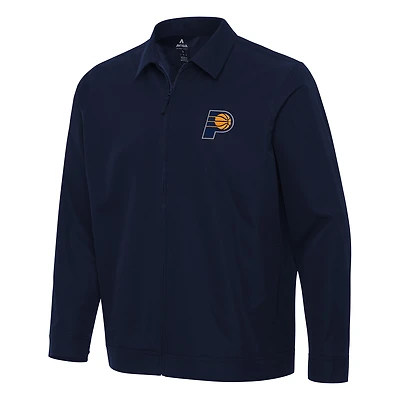 Men's Antigua Navy Indiana Pacers Pivot Full-Zip Jacket