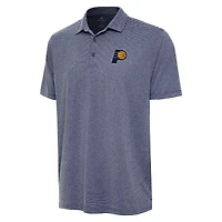 Men's Antigua  Heather Navy Indiana Pacers Scheme Polo