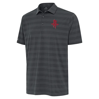 Men's Antigua Pewter Houston Rockets Tunnel Polo