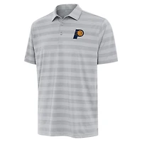 Men's Antigua Gray Indiana Pacers Tunnel Polo