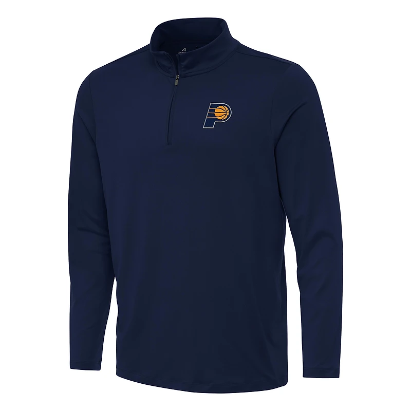 Men's Antigua Navy Indiana Pacers Reprocess Quarter-Zip Top