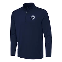 Men's Antigua Navy LA Clippers Reprocess Quarter-Zip Top