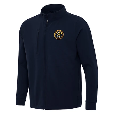 Men's Antigua Navy Denver Nuggets Regard Full-Zip Jacket