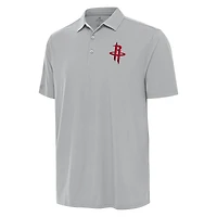 Men's Antigua Gray Houston Rockets Era Polo