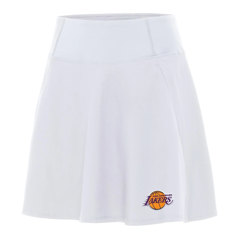 Women's Antigua White Los Angeles Lakers Chip Skort