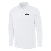 Men's Antigua New Orleans Pelicans Reprocess Quarter-Zip Top