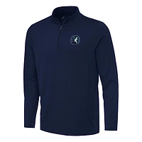 Men's Antigua Navy Minnesota Timberwolves Reprocess Quarter-Zip Top