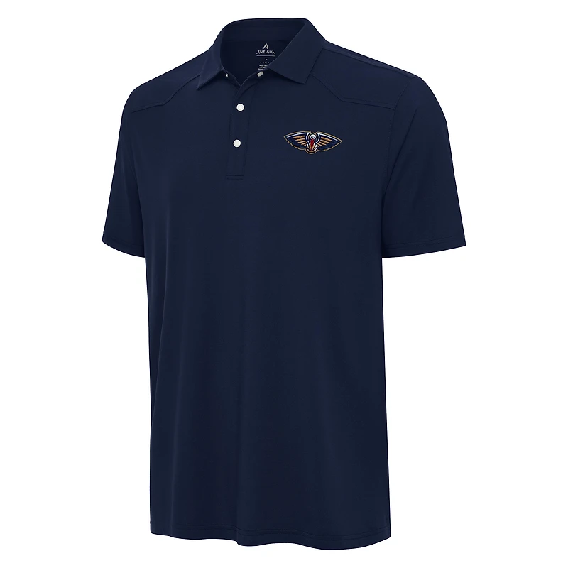 Men's Antigua  Navy New Orleans Pelicans Western Polo