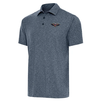 Men's Antigua  Heather Navy New Orleans Pelicans Big & Tall Par 3 Polo