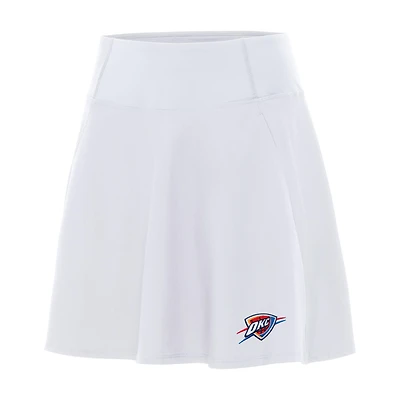 Women's Antigua White Oklahoma City Thunder Chip Skort