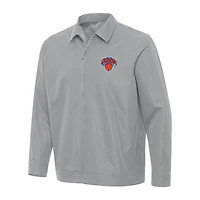 Men's Antigua New York Knicks Pivot Full-Zip Jacket
