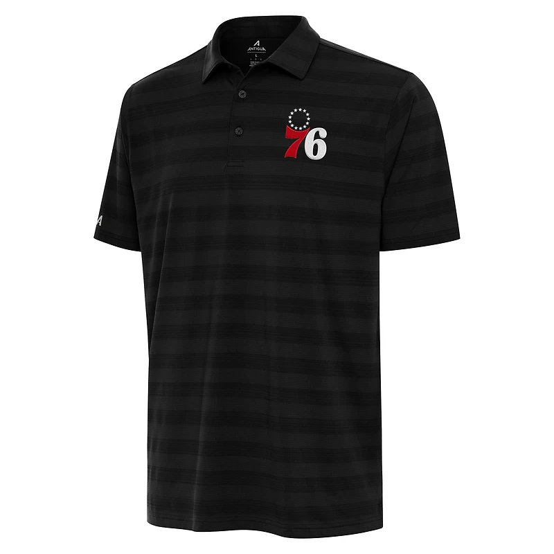 Men's Antigua Philadelphia 76ers Tunnel Polo
