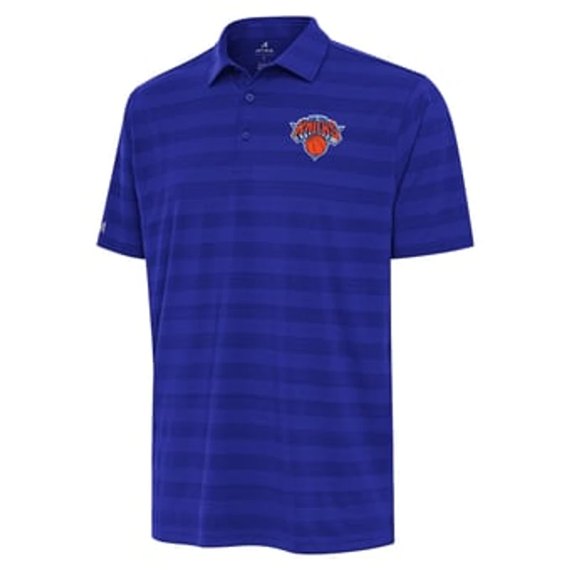 Men's Antigua Royal New York Knicks Tunnel Polo