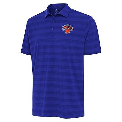 Men's Antigua Royal New York Knicks Tunnel Polo