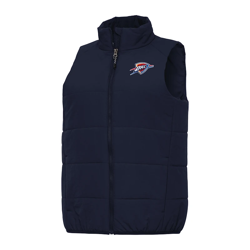 Women's Antigua Navy Oklahoma City Thunder Experience Full-Zip Vest