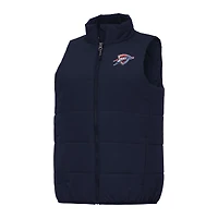 Women's Antigua Navy Oklahoma City Thunder Experience Full-Zip Vest