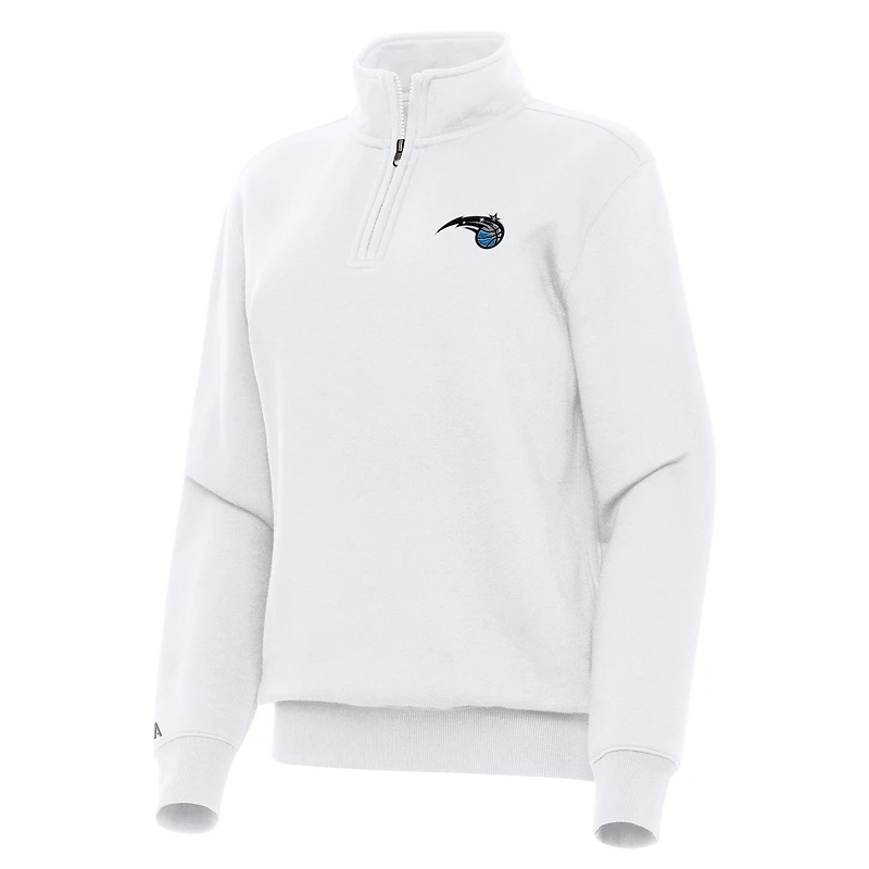 Women's Antigua Orlando Magic Victory Quarter-Zip Sweatshirt
