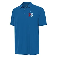 Men's Antigua Blue Philadelphia 76ers Era Polo