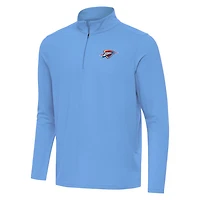 Men's Antigua Powder Blue Oklahoma City Thunder Intent Quarter-Zip Top