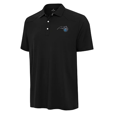 Men's Antigua  Black Orlando Magic Western Polo