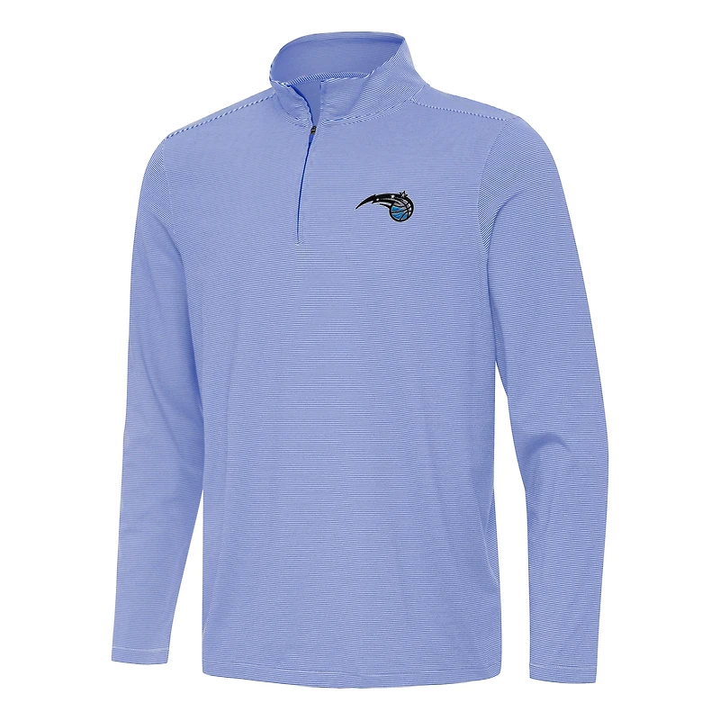 Men's Antigua  Royal Orlando Magic Twine Quarter-Zip Top