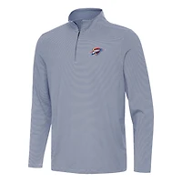 Men's Antigua  Navy Oklahoma City Thunder Twine Quarter-Zip Top
