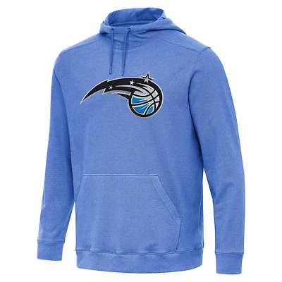 Men's Antigua Heather Orlando Magic Cloud Pullover Hoodie