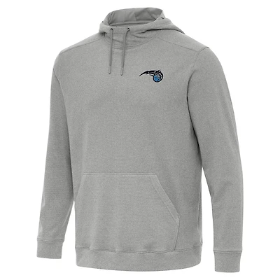 Men's Antigua Heather Gray Orlando Magic Cloud Pullover Hoodie