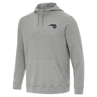 Men's Antigua Heather Orlando Magic Cloud Pullover Hoodie