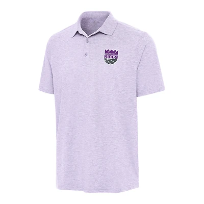 Men's Antigua Lavender Sacramento Kings Par 3 Polo