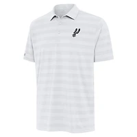 Men's Antigua White San Antonio Spurs Tunnel Polo