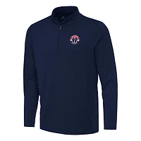 Men's Antigua Navy Washington Wizards Reprocess Quarter-Zip Top